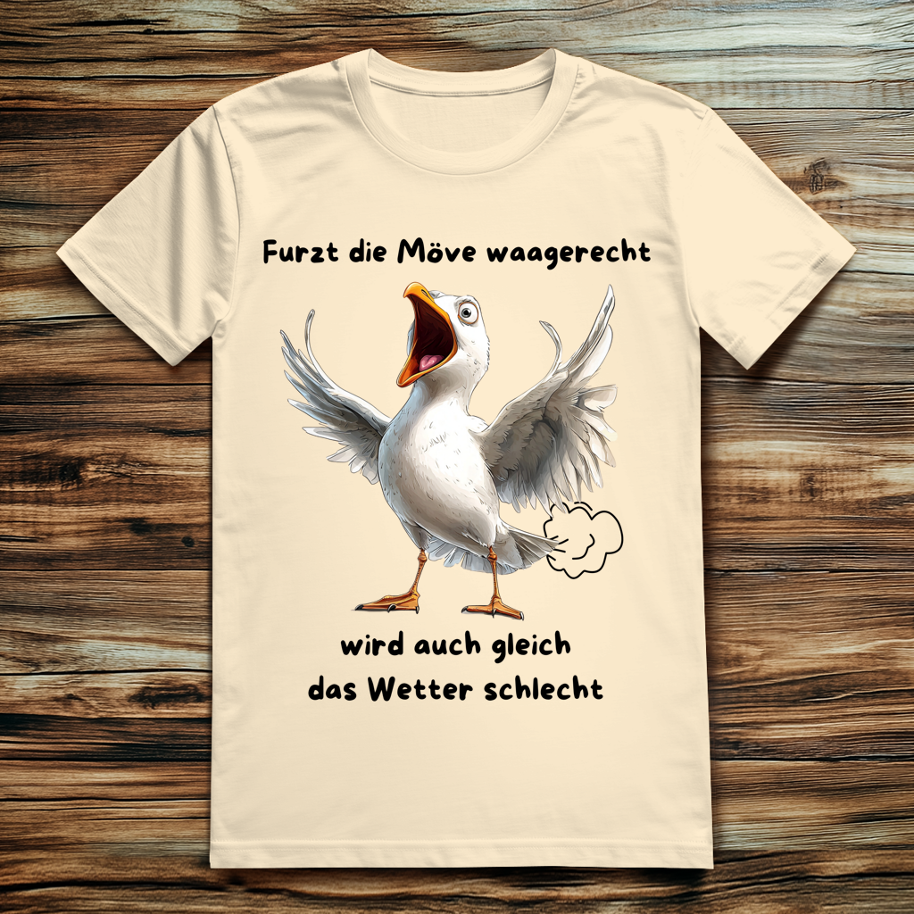 ST/ST Creator 2.0 Möve T-Shirt mit Motiv: furzt die Möve