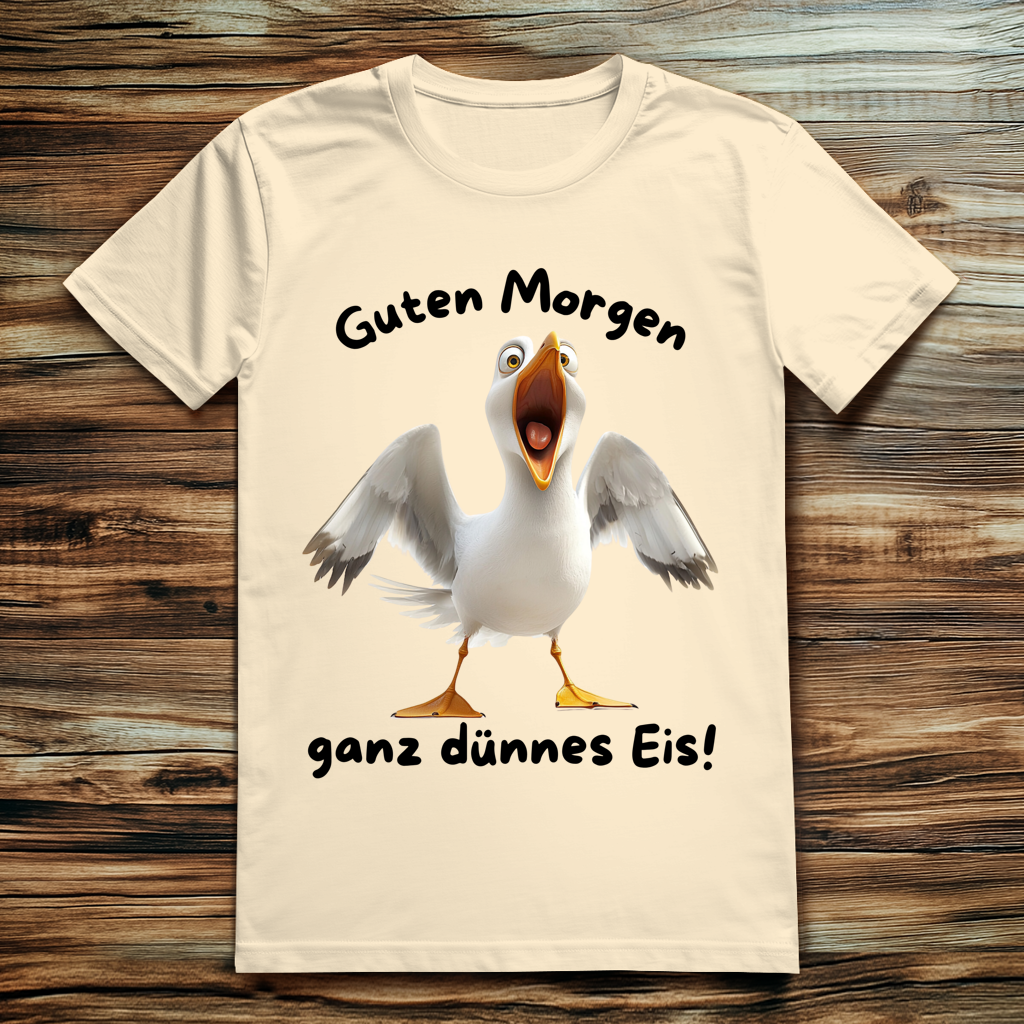 ST/ST Creator 2.0 Möve T-Shirt mit Motiv: ganz dünnes Eis