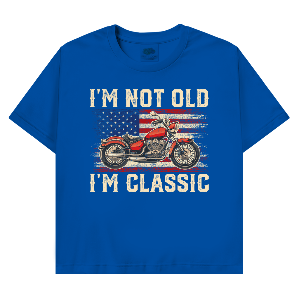 T-Shirt mit Biker Motiv :I`m Classsic