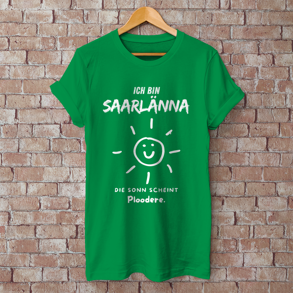 Herren T-Shirt mit Motiv: Ich bin Saarlänna - Die Sonn.