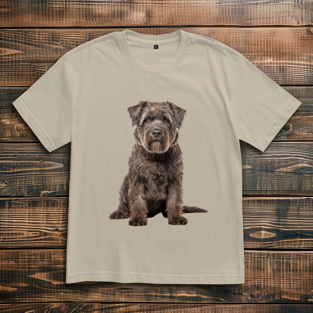 Oversize T-Shirt mit Motiv: Bouvier-Des-Flandres