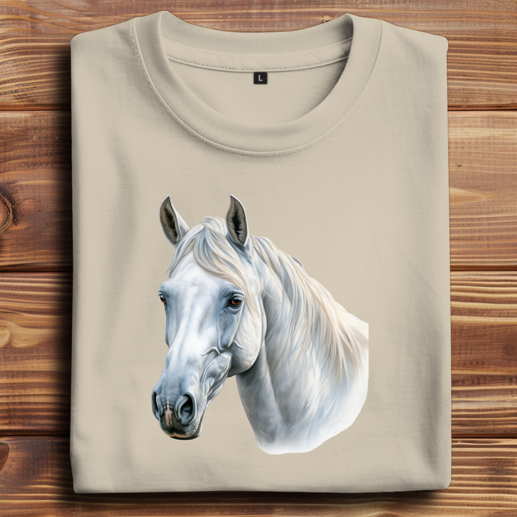 Oversize T-Shirt mit Motiv: Pferd-18