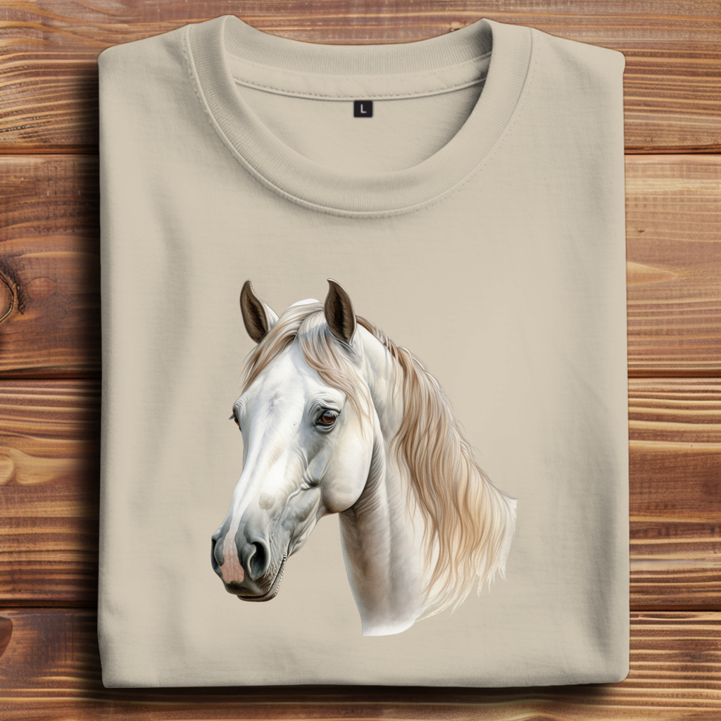 Oversize T-Shirt mit Motiv: Pferd-22