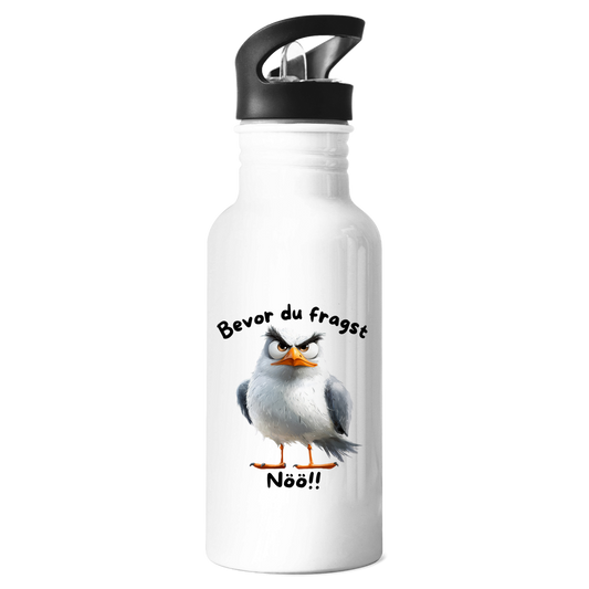 Edelstahl-Trinkflasche Möve mit Motiv: Nöö