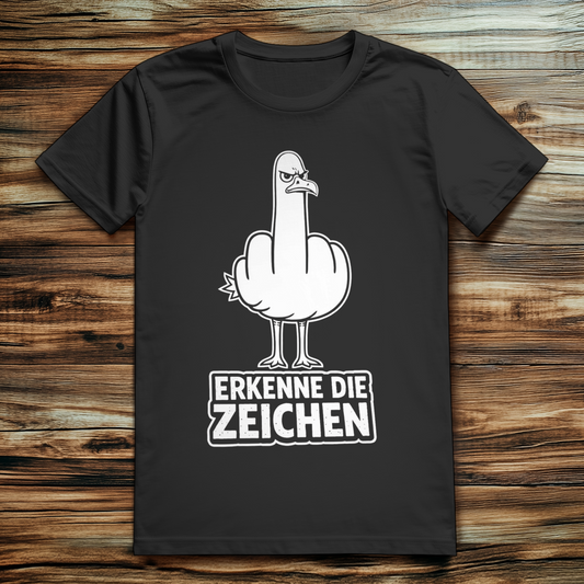 ST/ST Creator 2.0 Möve T-Shirt mit Motiv: Mittelfinger 1