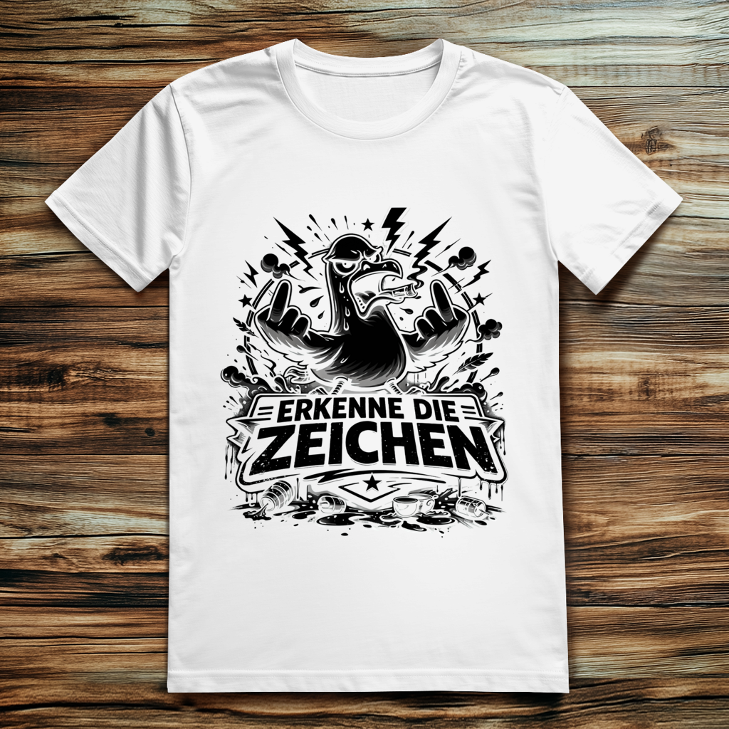 ST/ST Creator 2.0 Möve T-Shirt mit Motiv: Mittelfinger 2