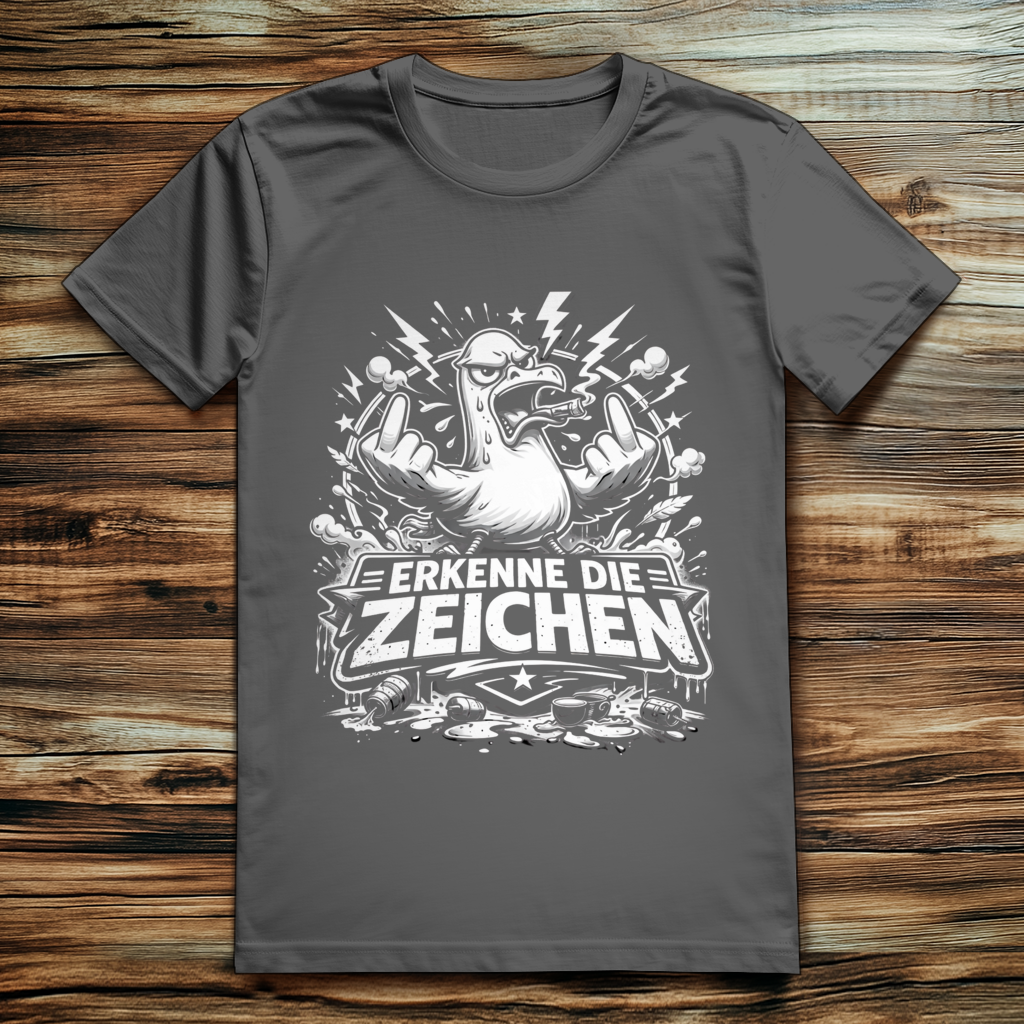ST/ST Creator 2.0 Möve T-Shirt mit Motiv: Mittelfinger 2