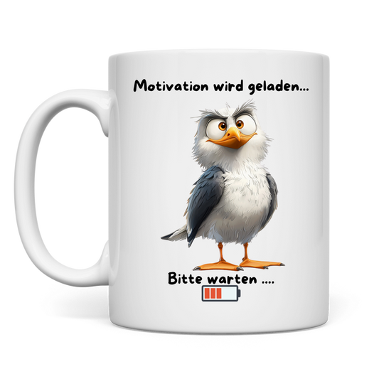 Tasse Möve vmit Motiv: Motivation