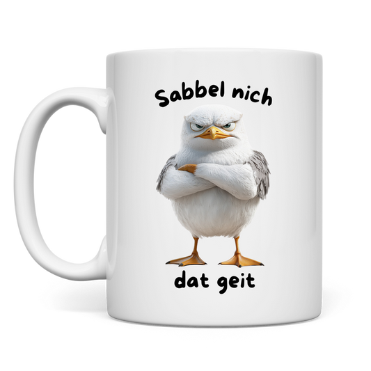 Tasse Möve mit Motiv: dat geit