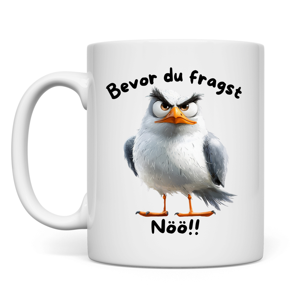 Tasse Möve mit Motiv: nöö