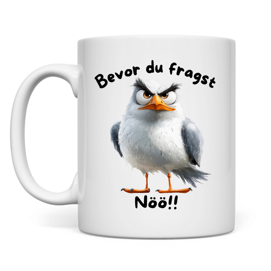 Tasse Möve mit Motiv: nöö