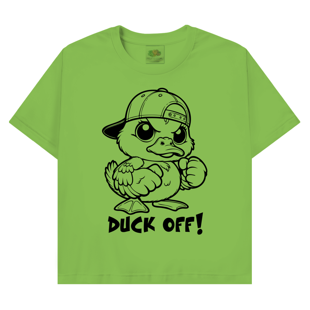 T-Shirt mit Enten Motiv :Duck off