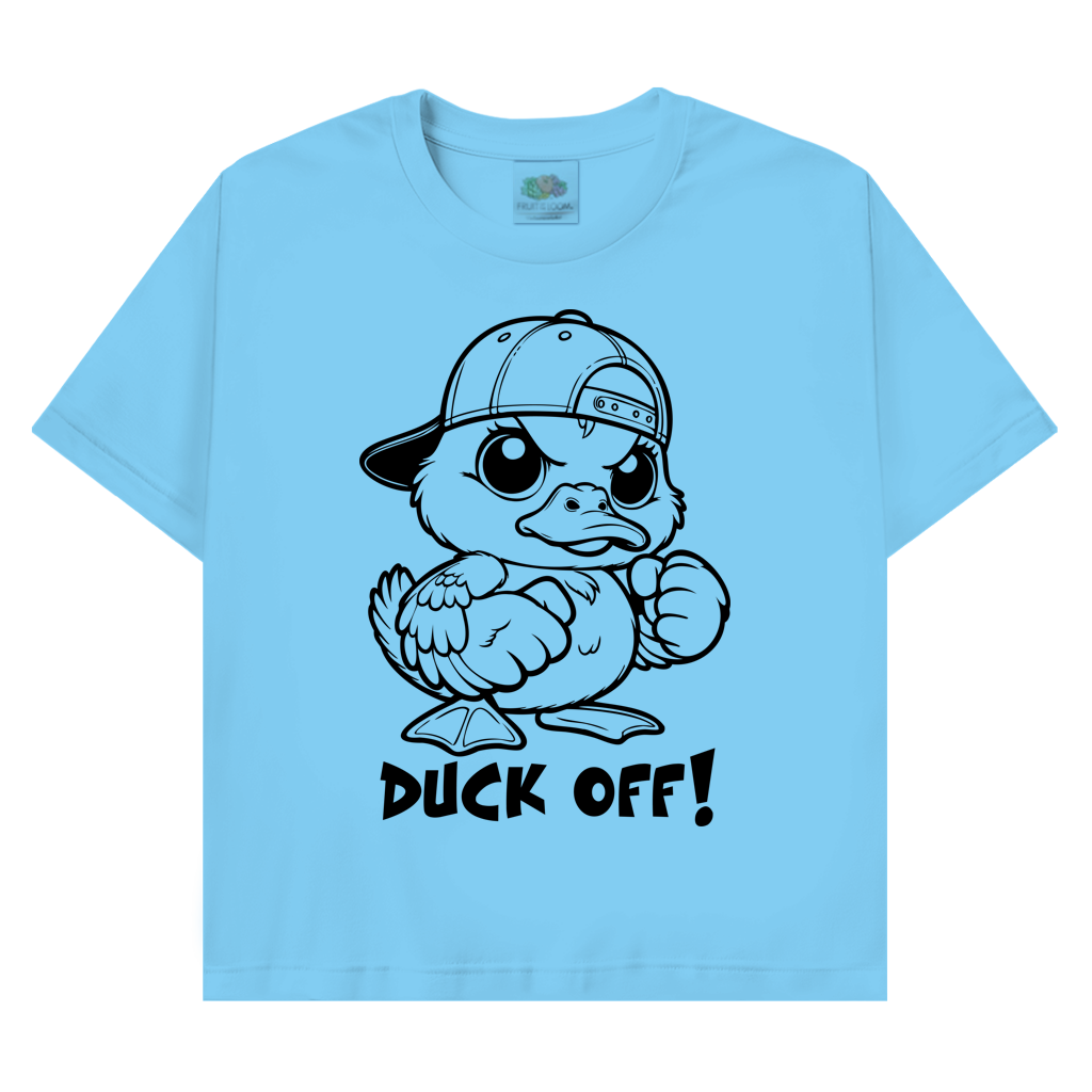 T-Shirt mit Enten Motiv :Duck off