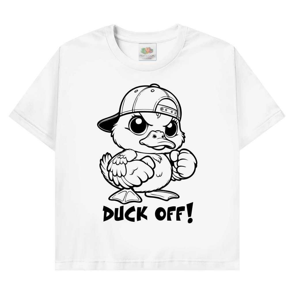 T-Shirt mit Enten Motiv :Duck off