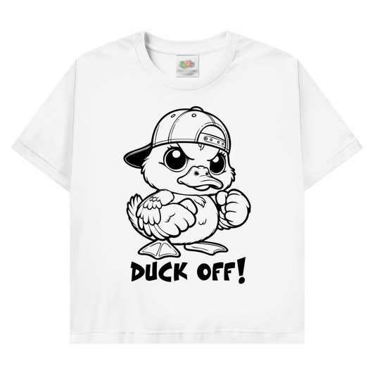 T-Shirt mit Enten Motiv :Duck off