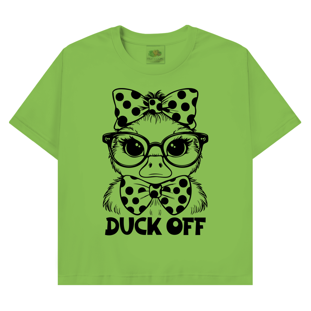 T-Shirt mit Enten Motiv :Duck off 2