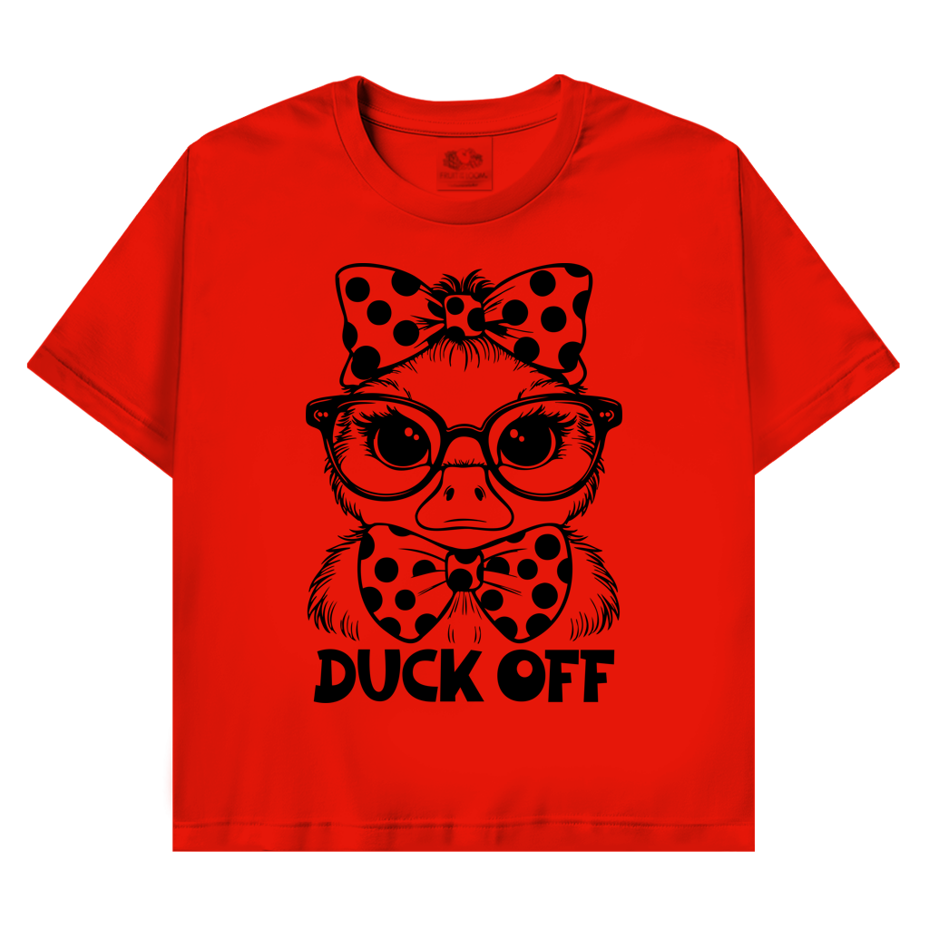 T-Shirt mit Enten Motiv :Duck off 2