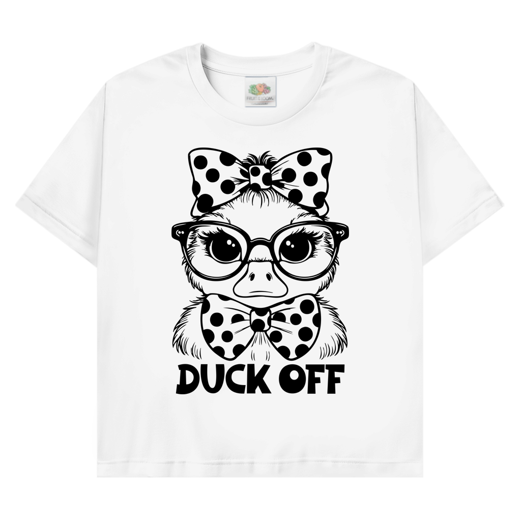 T-Shirt mit Enten Motiv :Duck off 2