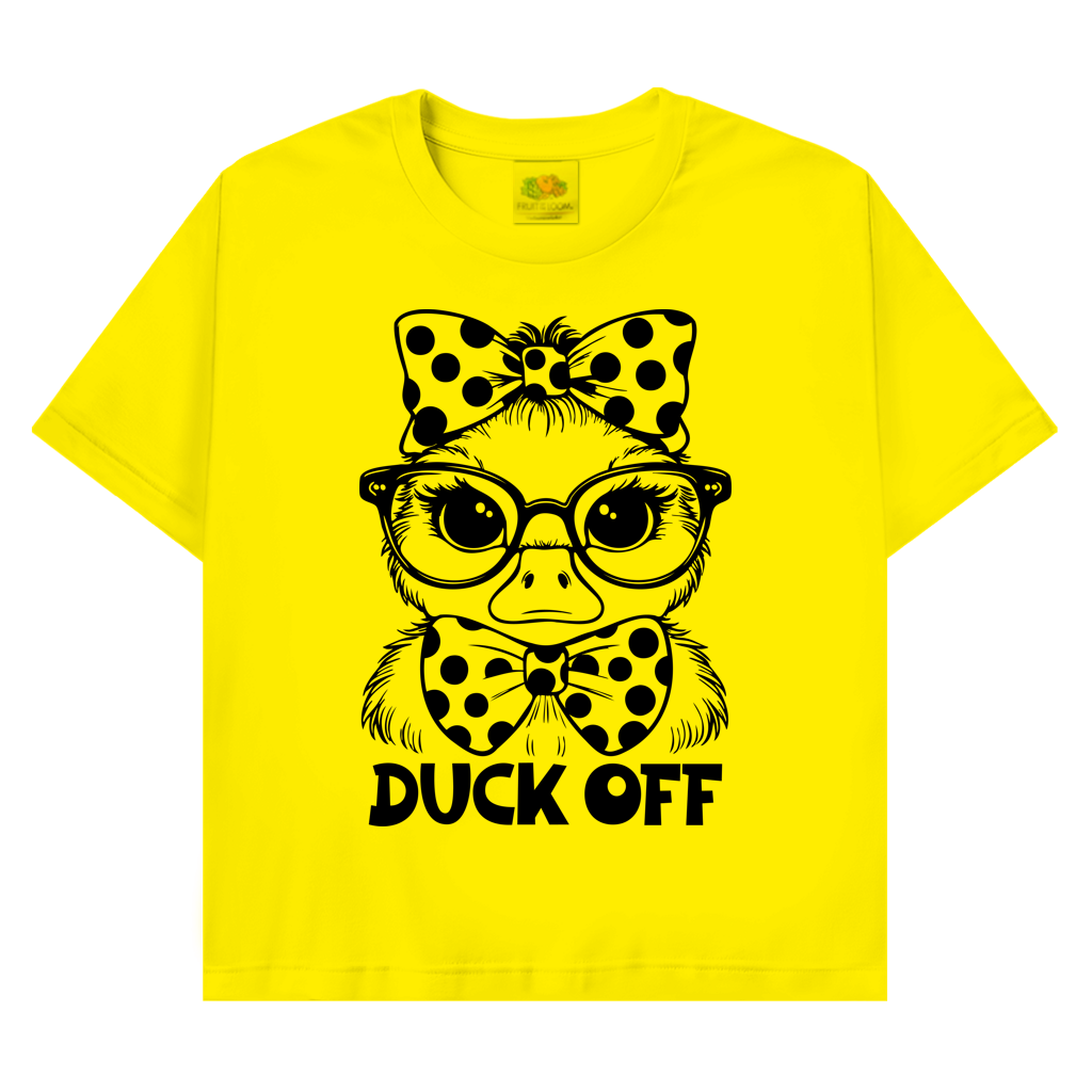 T-Shirt mit Enten Motiv :Duck off 2