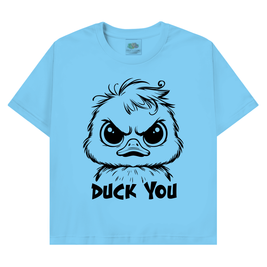 T-Shirt mit Enten Motiv :Duck you