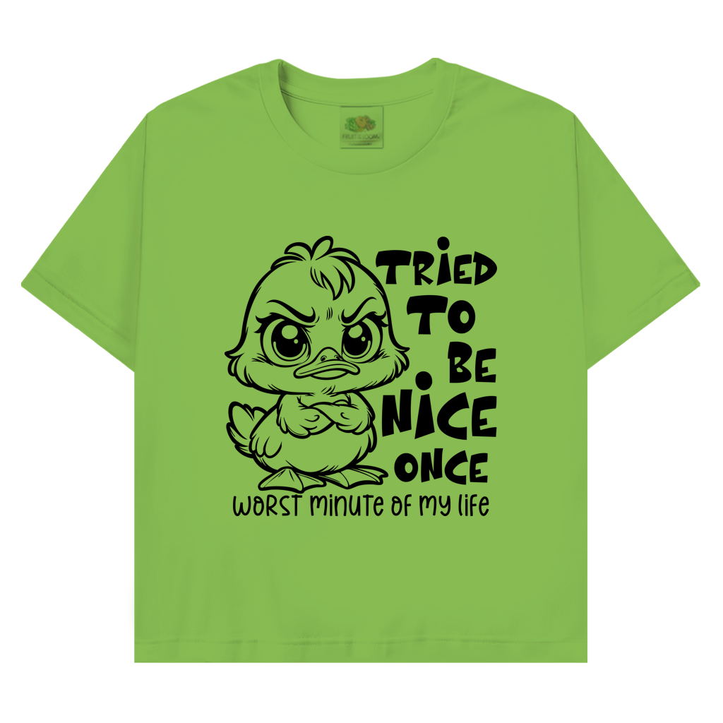 T-Shirt mit Enten Motiv :Nice once