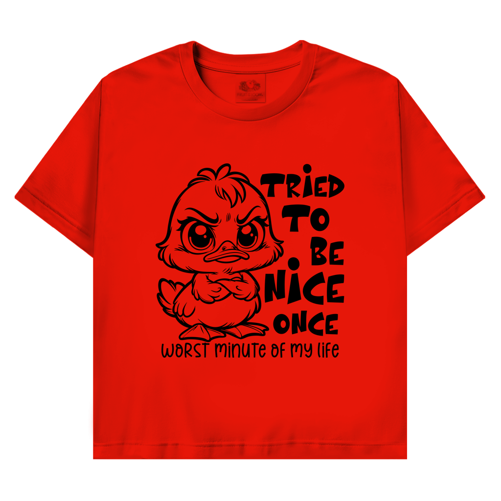 T-Shirt mit Enten Motiv :Nice once
