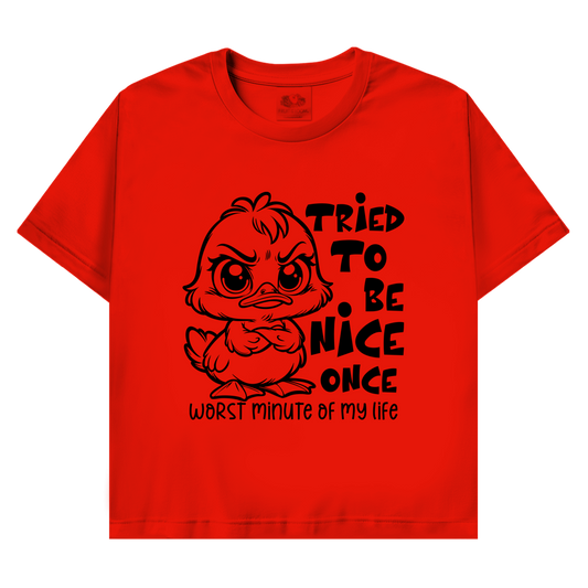 T-Shirt mit Enten Motiv :Nice once