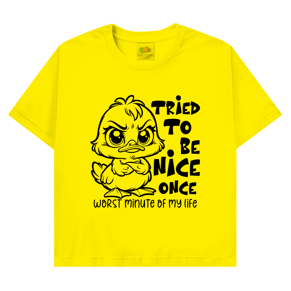 T-Shirt mit Enten Motiv :Nice once