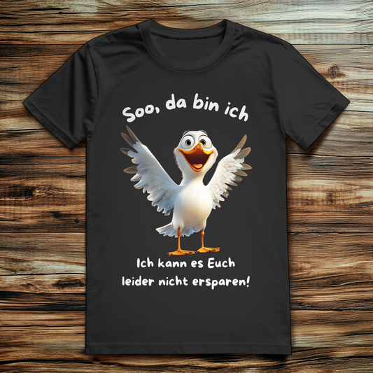 ST/ST Creator 2.0 Möve T-Shirt mit Motiv: da bin Ich