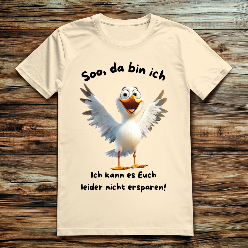 ST/ST Creator 2.0 Möve T-Shirt mit Motiv: da bin Ich