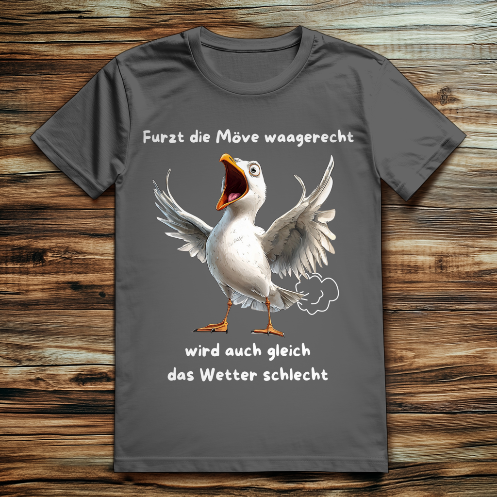 ST/ST Creator 2.0 Möve T-Shirt mit Motiv: furzt die Möve
