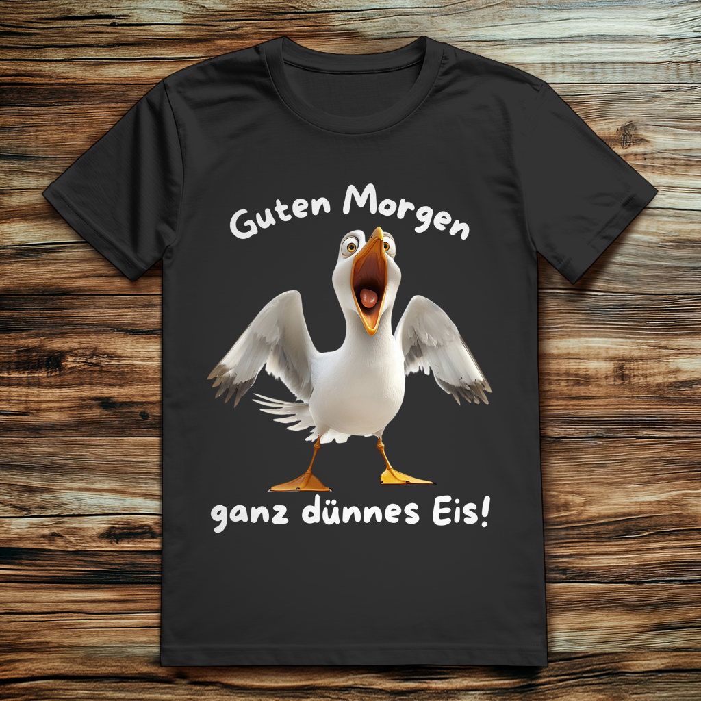 ST/ST Creator 2.0 Möve T-Shirt mit Motiv: ganz dünnes Eis