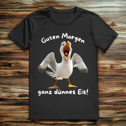ST/ST Creator 2.0 Möve T-Shirt mit Motiv: ganz dünnes Eis