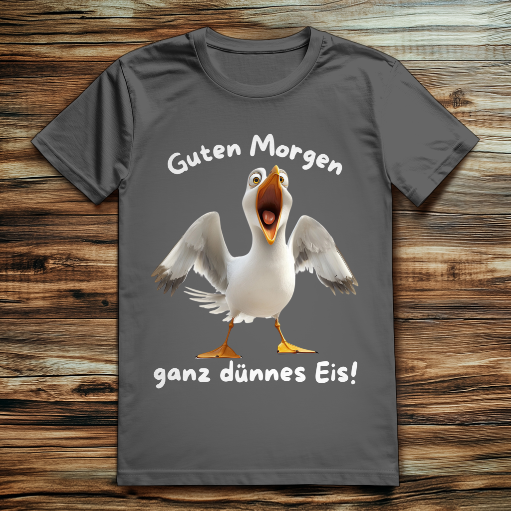 ST/ST Creator 2.0 Möve T-Shirt mit Motiv: ganz dünnes Eis