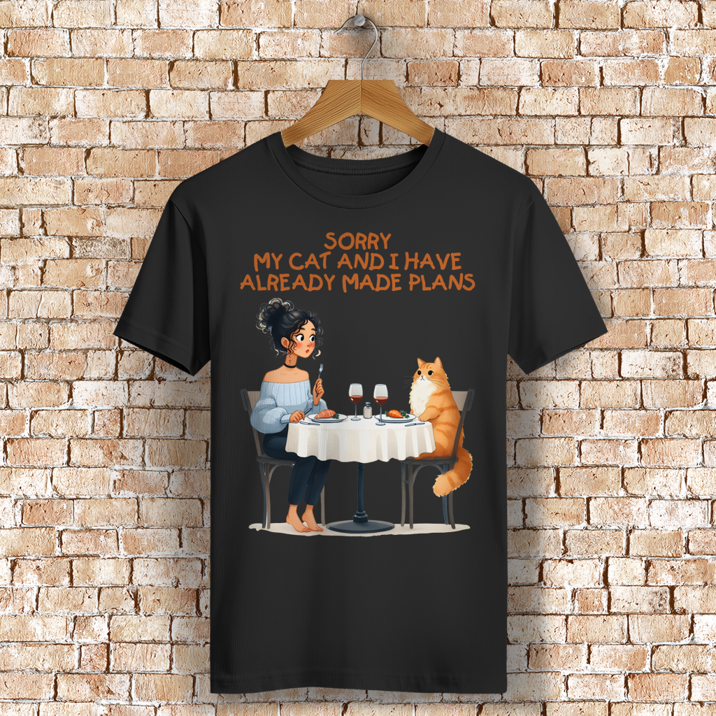 ST/ST Rocker T-Shirt mit Motiv: Sorry, my Cat