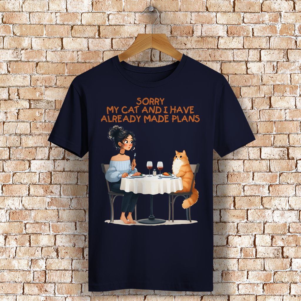 ST/ST Rocker T-Shirt mit Motiv: Sorry, my Cat