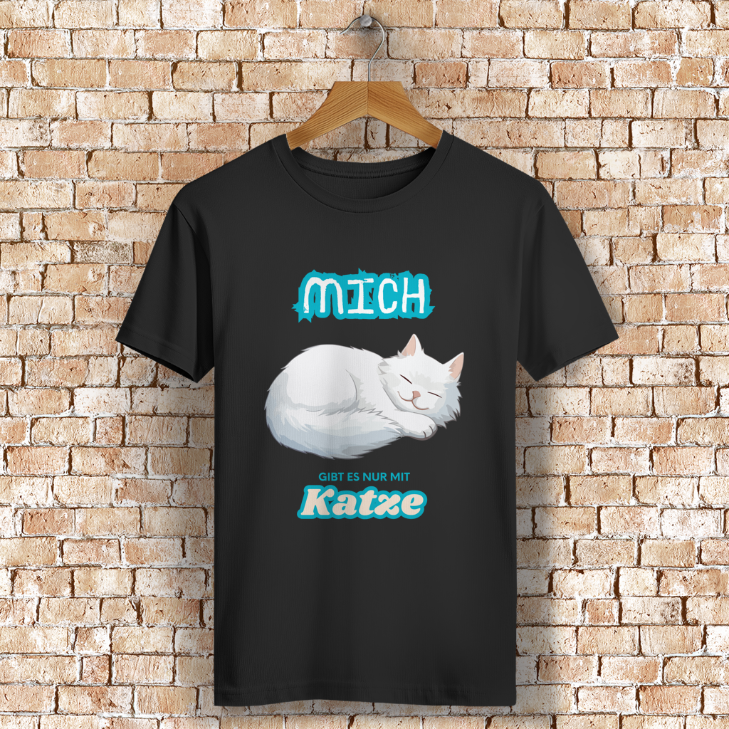 ST/ST Rocker T-Shirt mit Motiv: Mich gibt es nur mit Katze