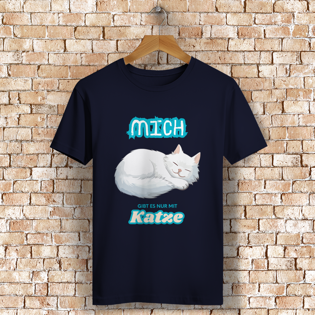 ST/ST Rocker T-Shirt mit Motiv: Mich gibt es nur mit Katze