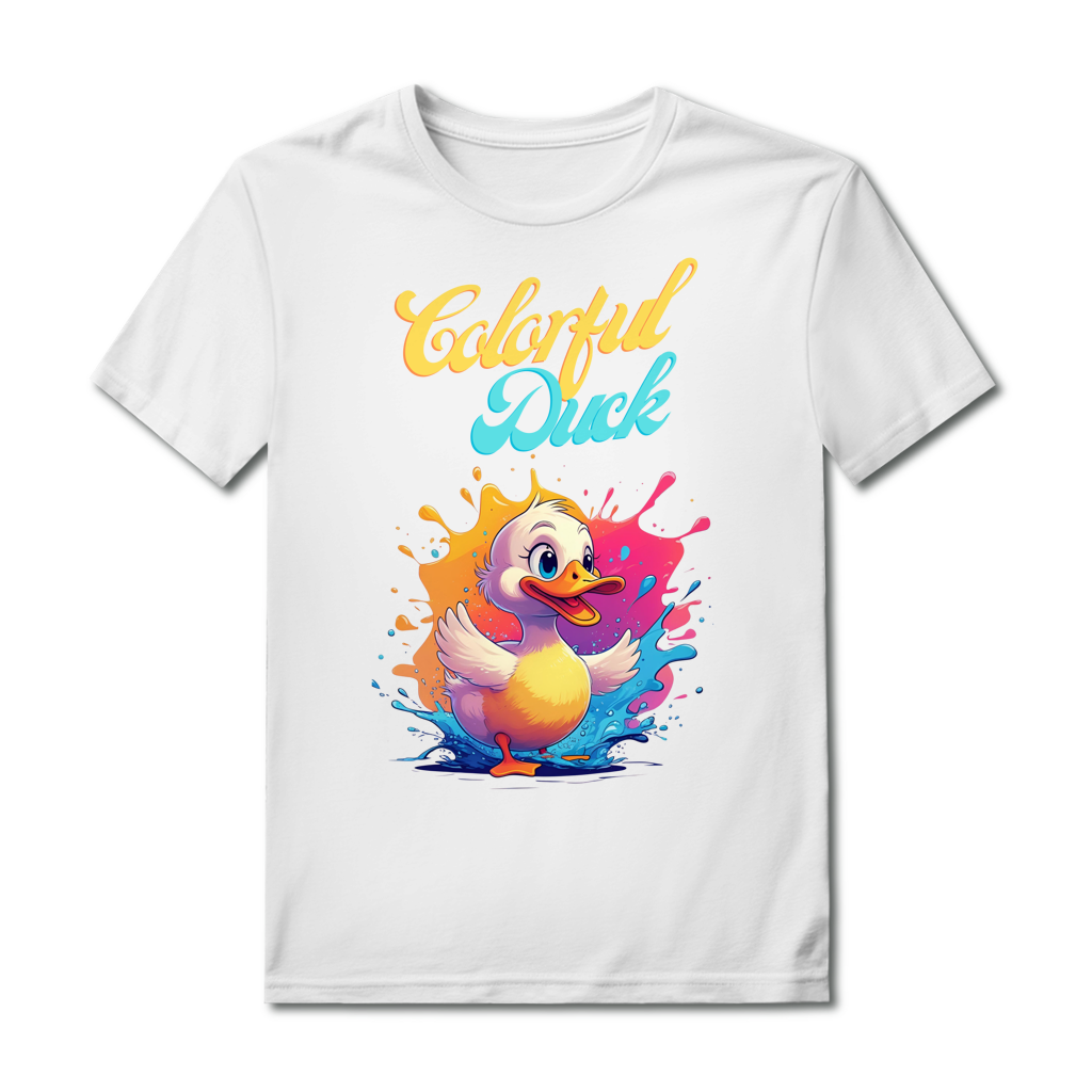ST/ST Rocker T-Shirt mit Motiv: Colorful Duck