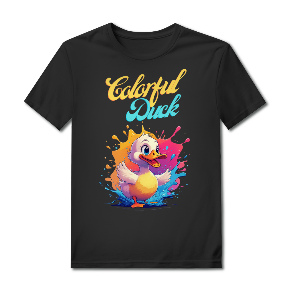 ST/ST Rocker T-Shirt mit Motiv: Colorful Duck