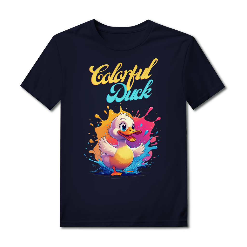 ST/ST Rocker T-Shirt mit Motiv: Colorful Duck