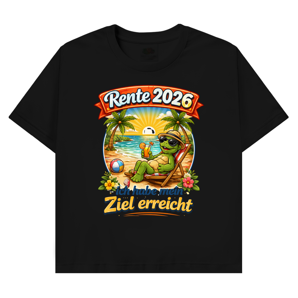 T-Shirt mit Motiv: Rente 2026