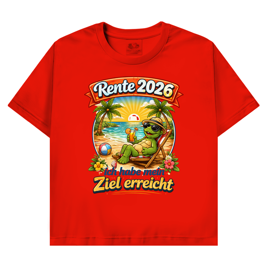 T-Shirt mit Motiv: Rente 2026