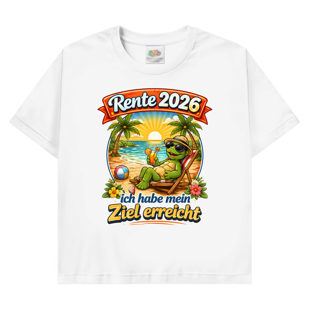 T-Shirt mit Motiv: Rente 2026