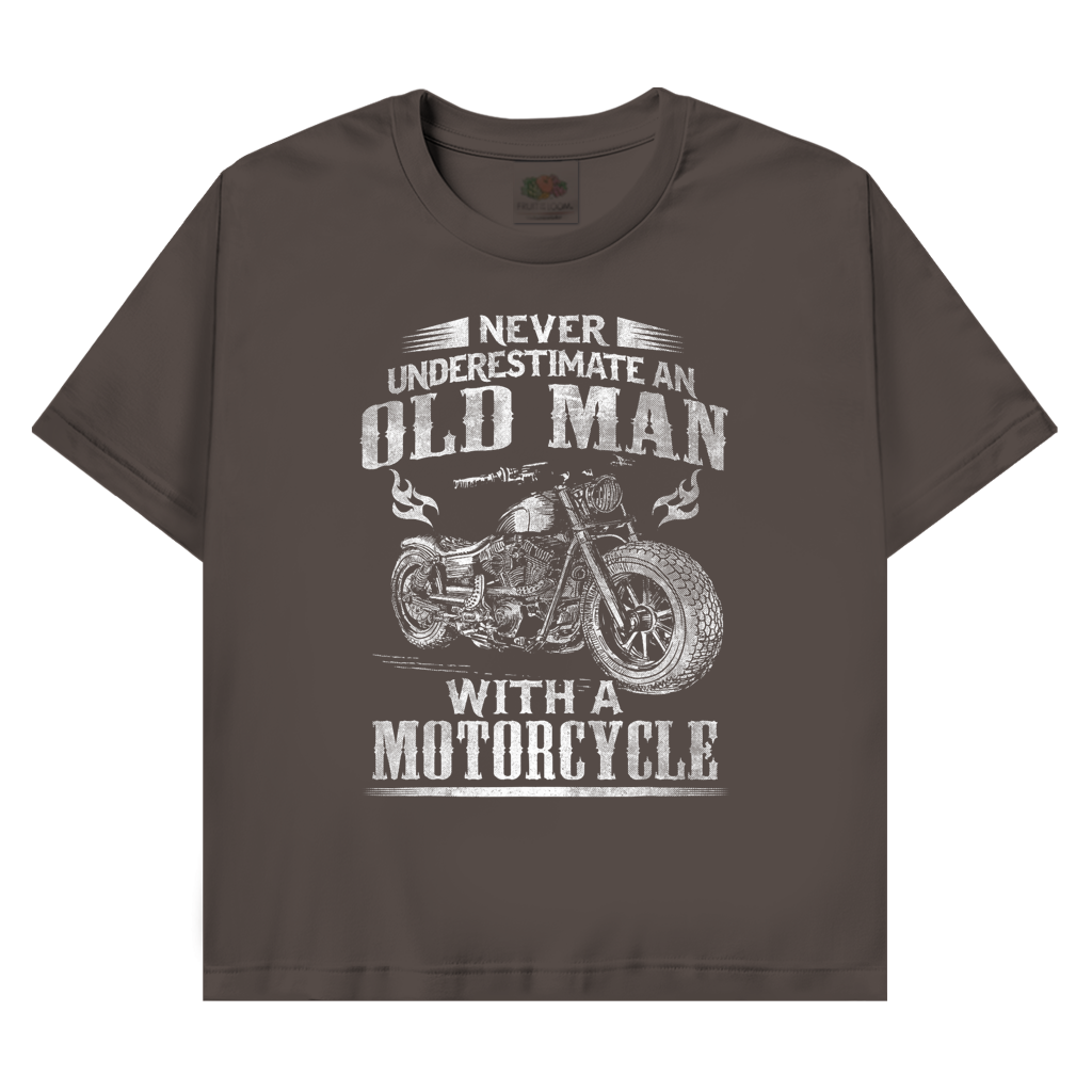 T-Shirt mit Biker Motiv : with a Motocycle
