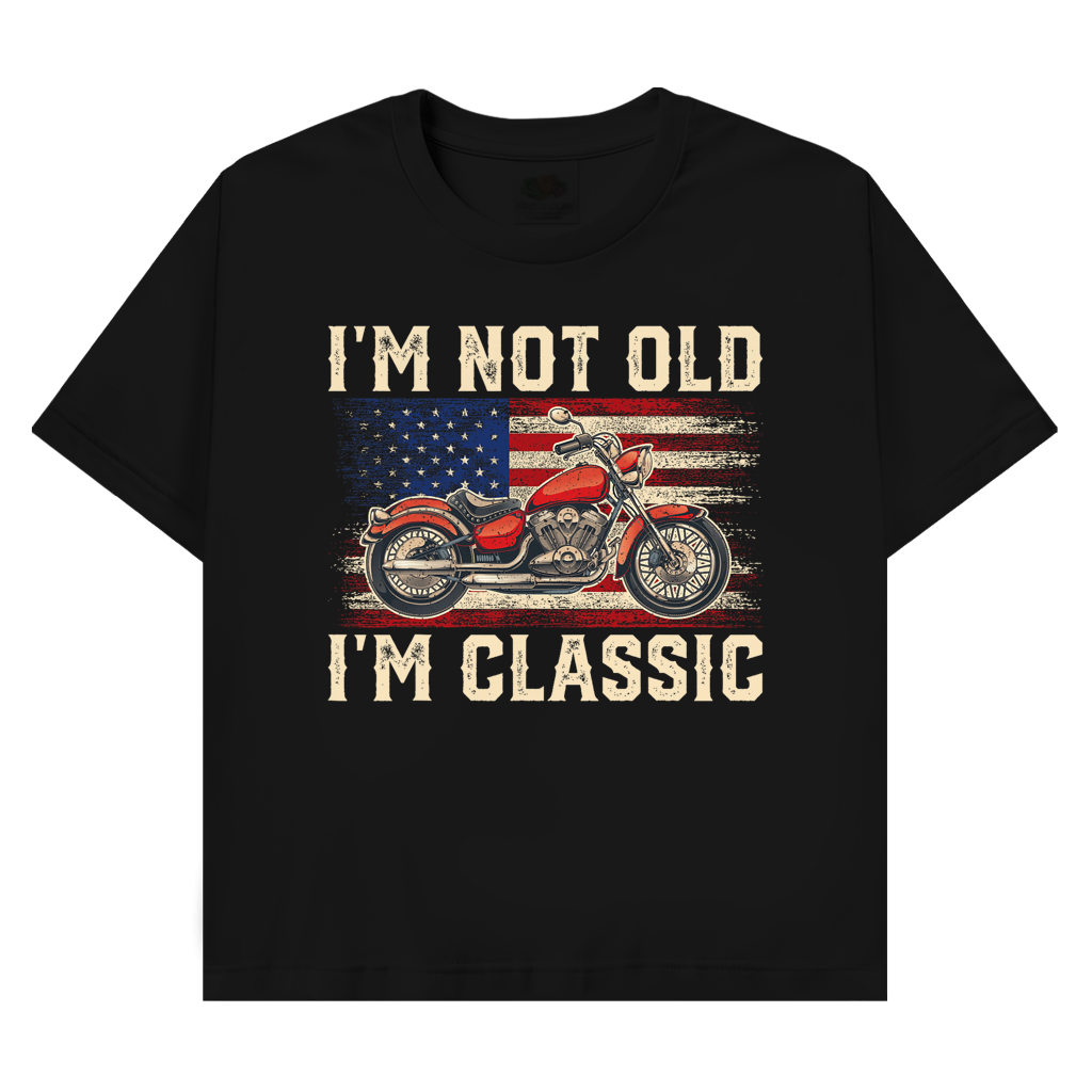 T-Shirt mit Biker Motiv :I`m Classsic