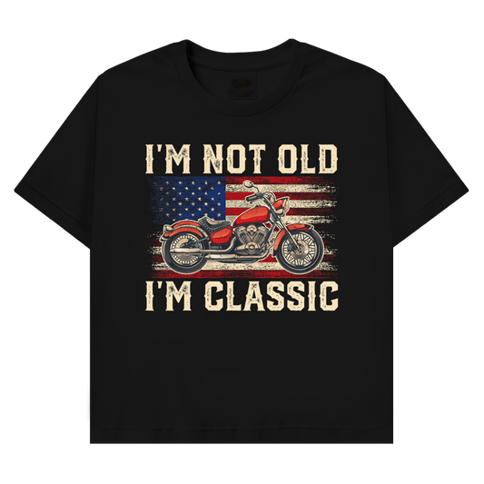 T-Shirt mit Biker Motiv :I`m Classsic