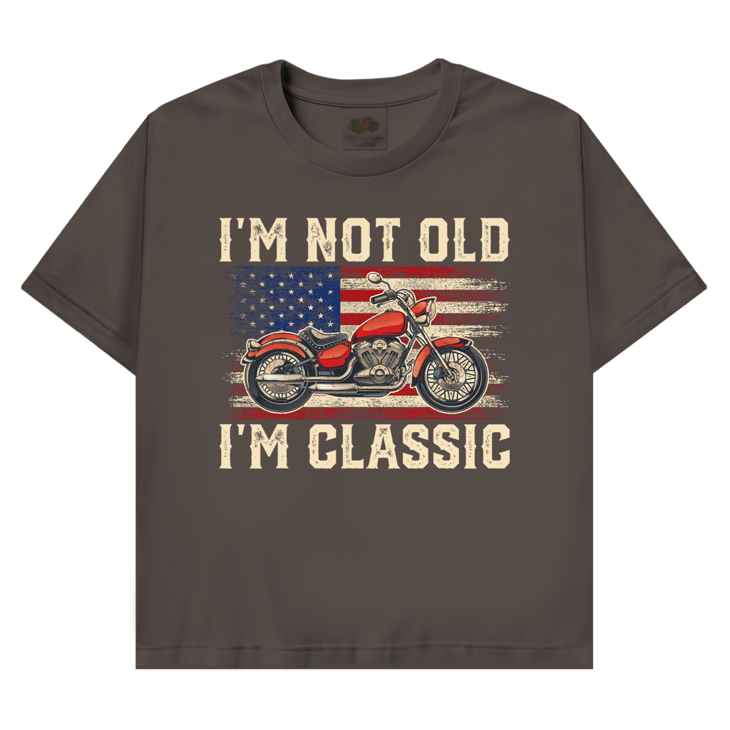 T-Shirt mit Biker Motiv :I`m Classsic