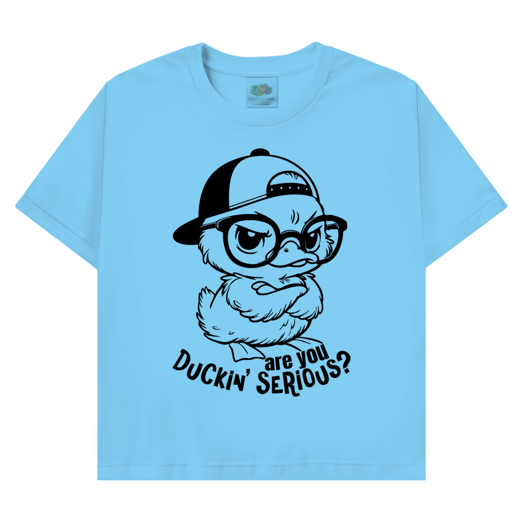 T-Shirt mit Enten Motiv :Duck in serious
