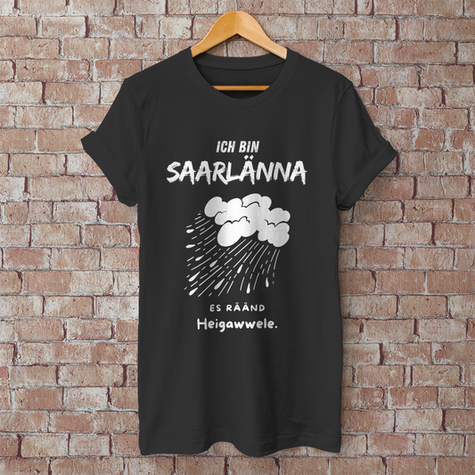Herren T-Shirt mit Motiv: Ich bin Saarlänna - Heigawwele.